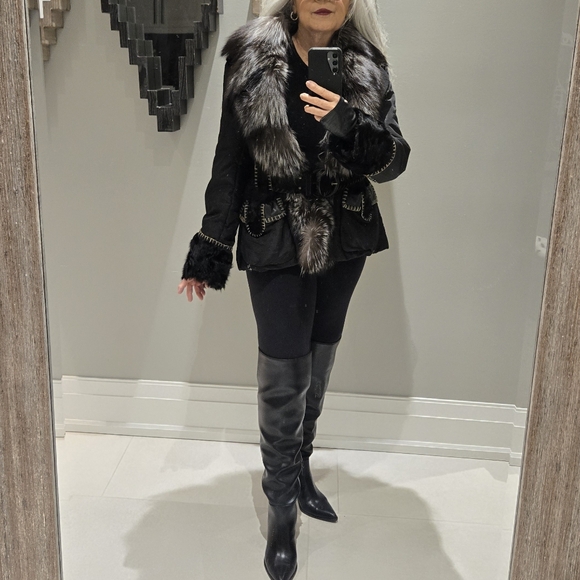 Jean Crisan Fur Jacket Med - Picture 11 of 16